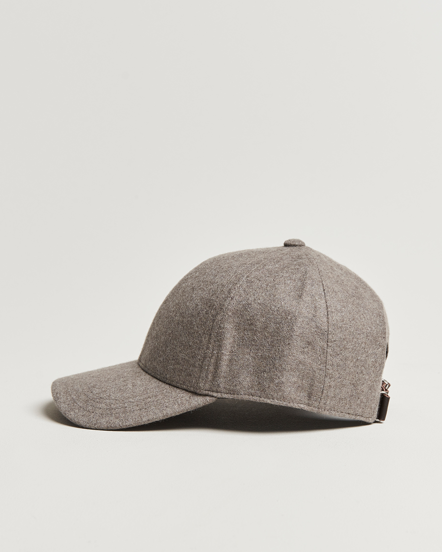 Herren |  | Varsity Headwear | Cashmere Baseball Cap Marble Beige