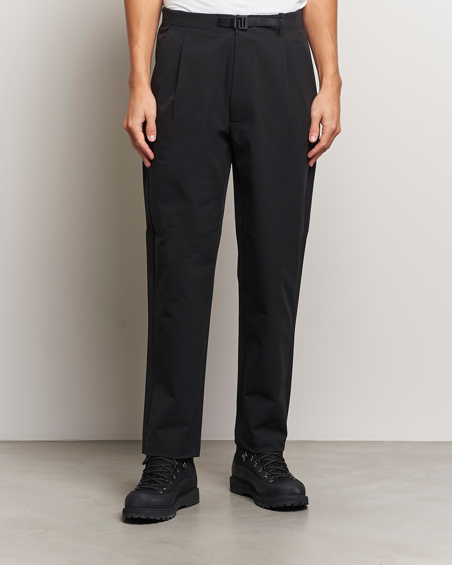 Herren |  | Goldwin | One Tuck Tapered Stretch Pants Black