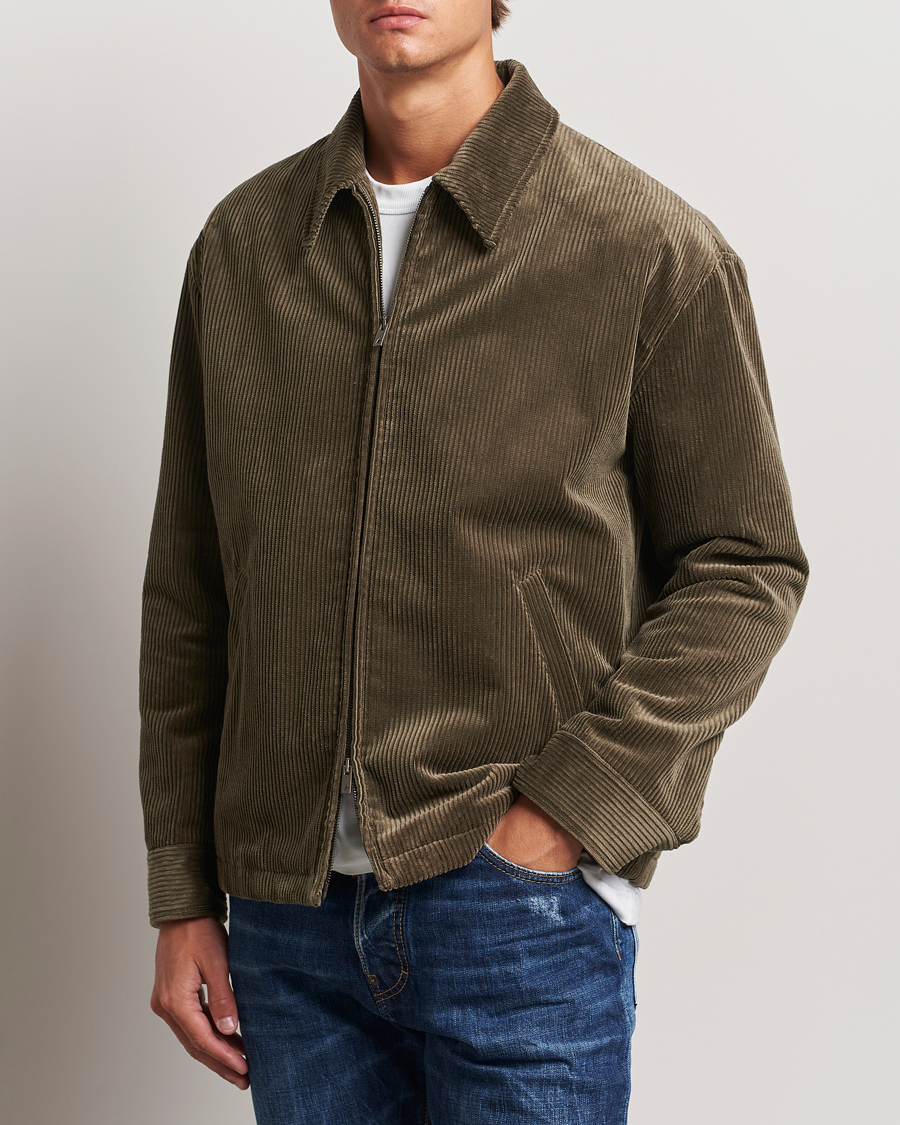 Herren | Zeitgemäße Jacken | Golden Goose | Corduroy Jacket Dark Green