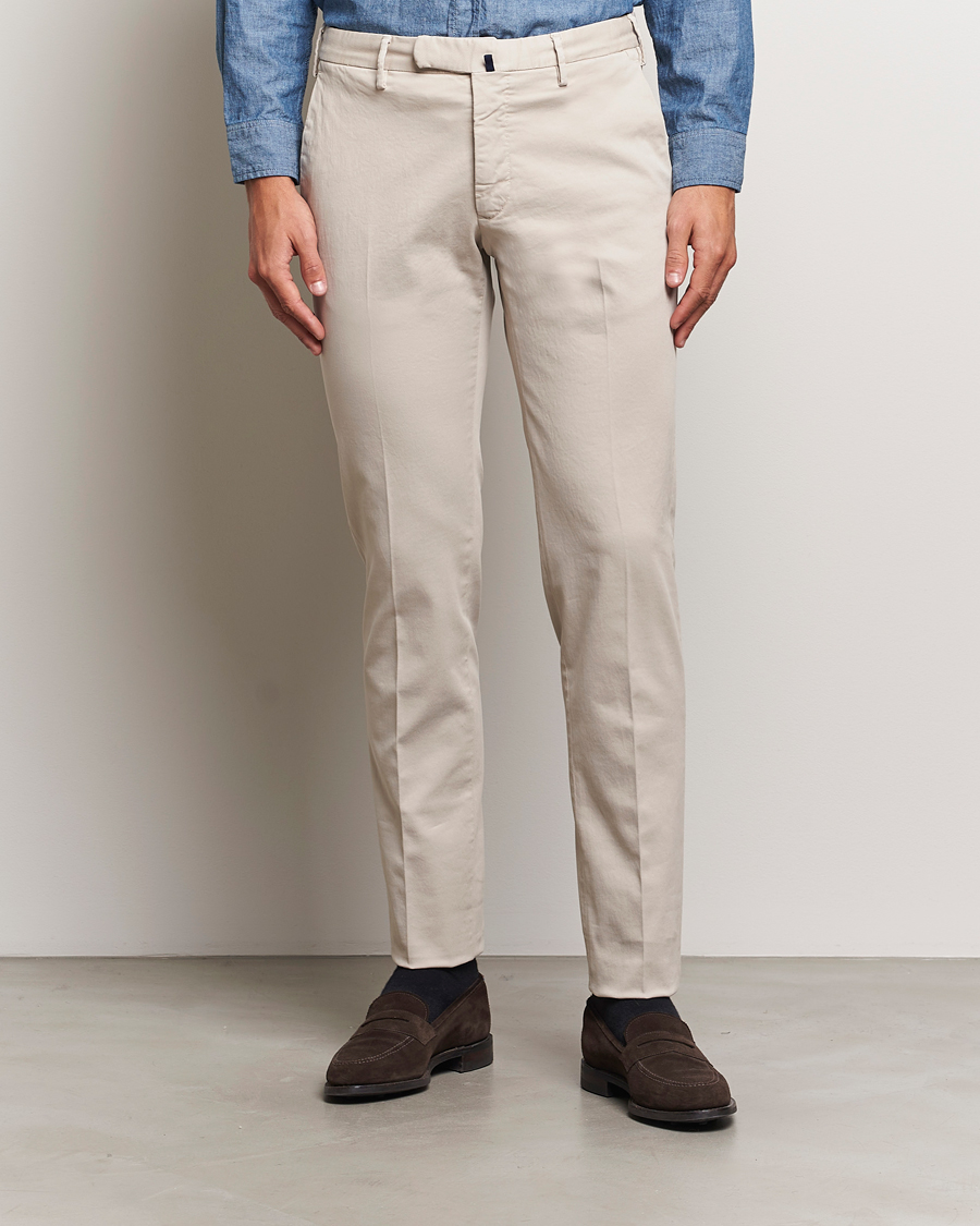 Herren |  | Incotex | Slim Fit Cotton Stretch Chinos Light Beige