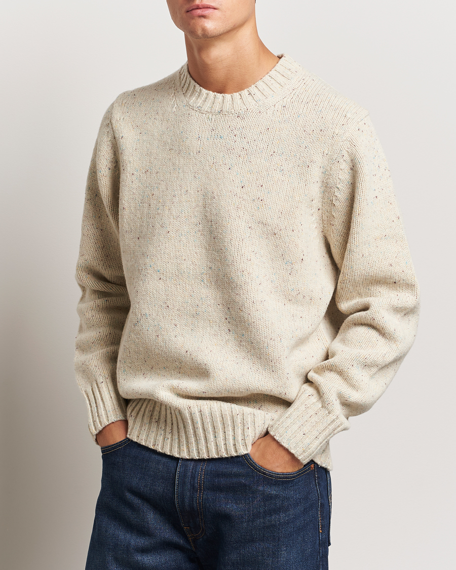 Herren |  | LES DEUX | Gary Fleck Wool Roundneck Light Sand