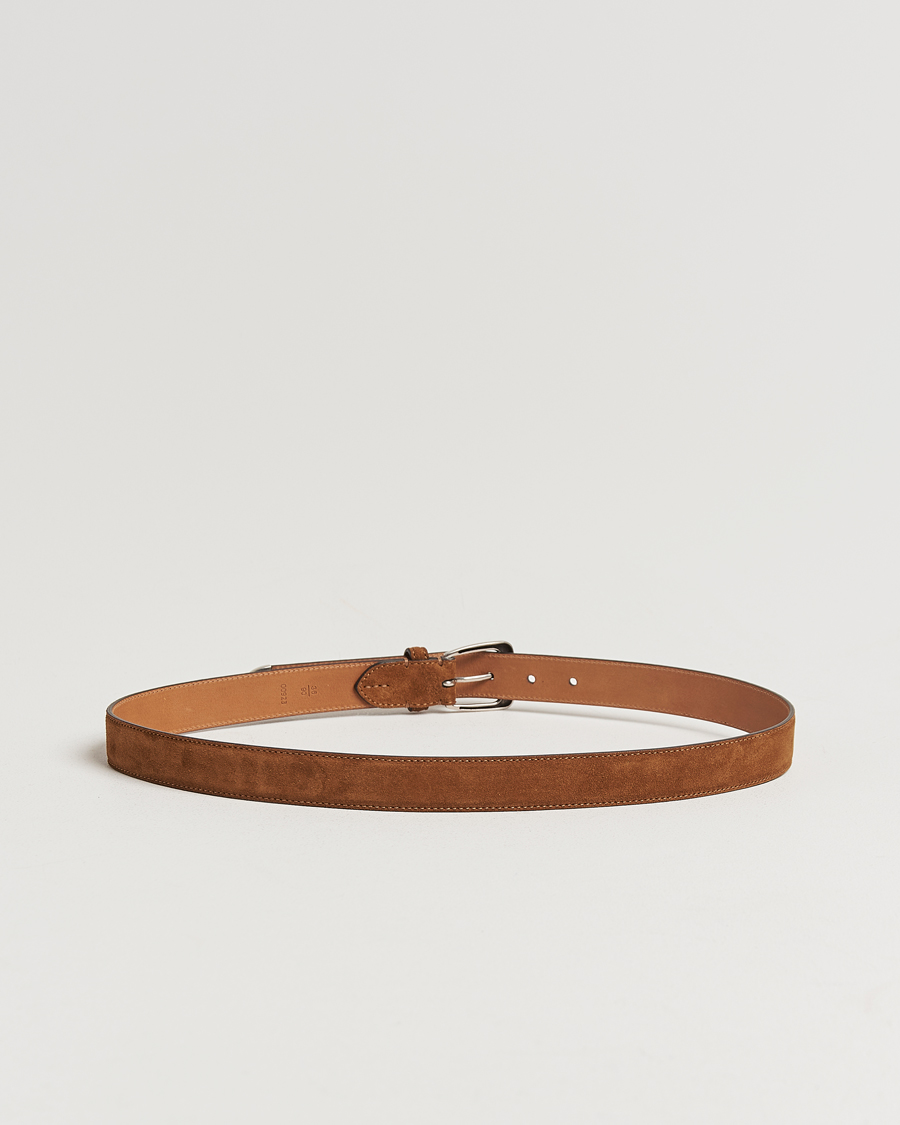 Herren |  | Ralph Lauren Purple Label | Western Belt Brown Suede