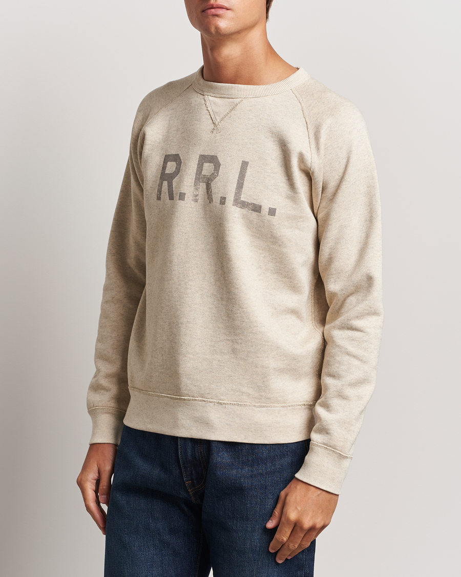 Herren |  | RRL | Raglan Sleeve Sweatshirt Oatmeal Heather