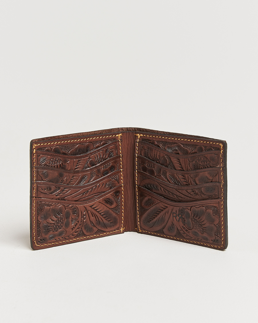 Herren |  | RRL | Embossed Billfold Wallet Brown