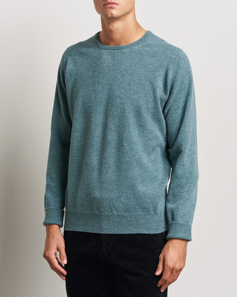 Herren |  | William Lockie | Rob Lambswool Crewneck Caspian