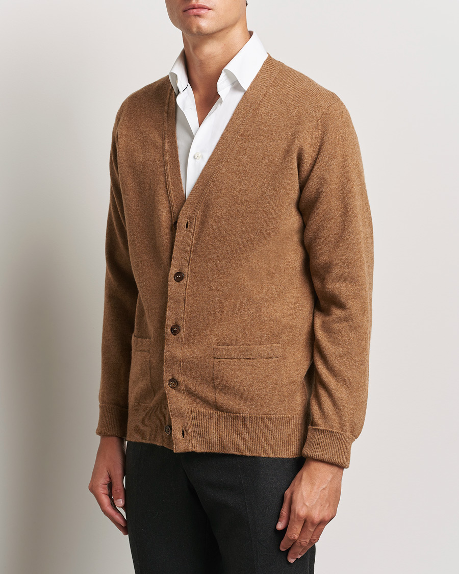 Herren |  | William Lockie | Rob Lambswool Cardigan Driftwood