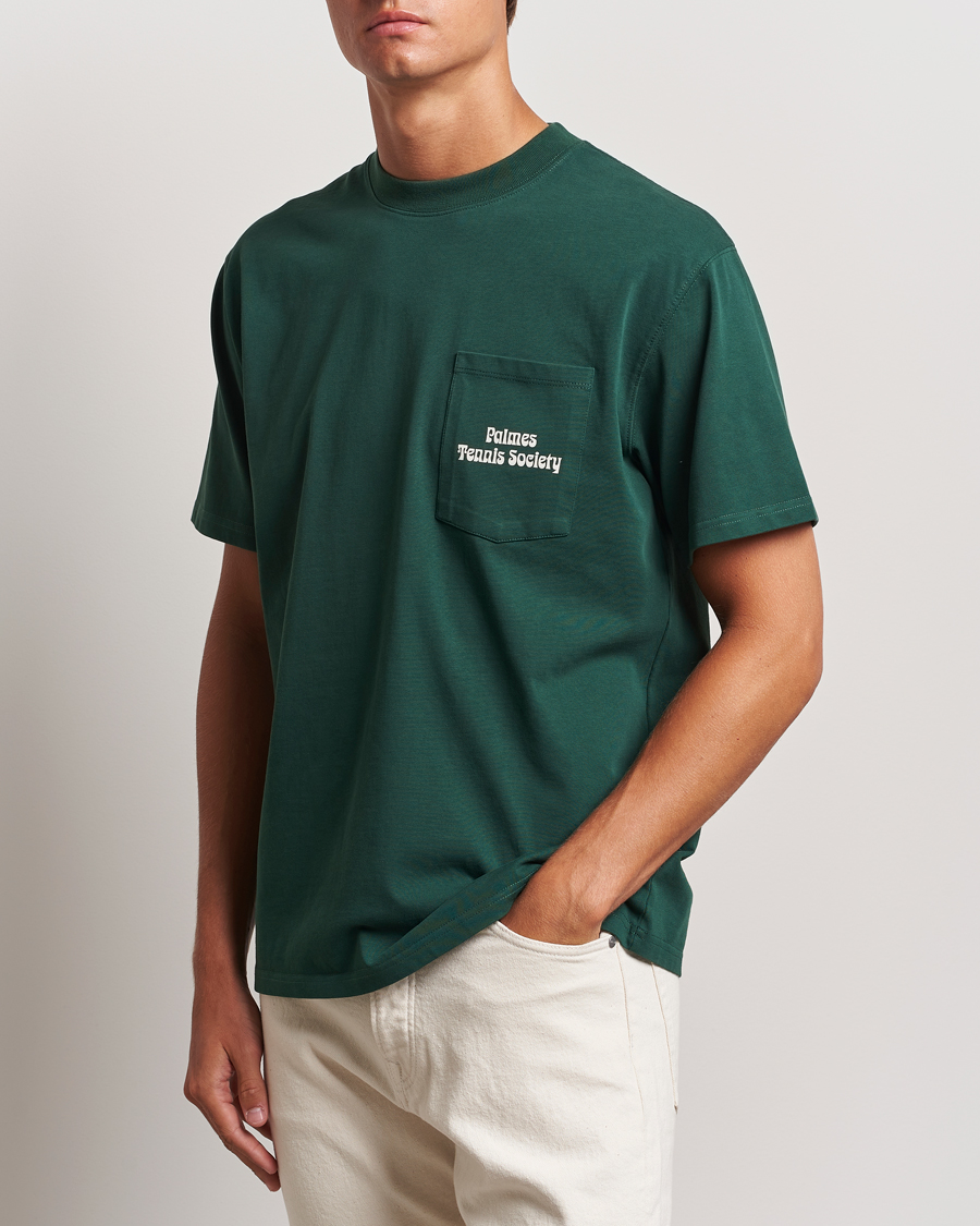 Herren | T-Shirts | Palmes | Fifth Pocket T-Shirt Dark Green