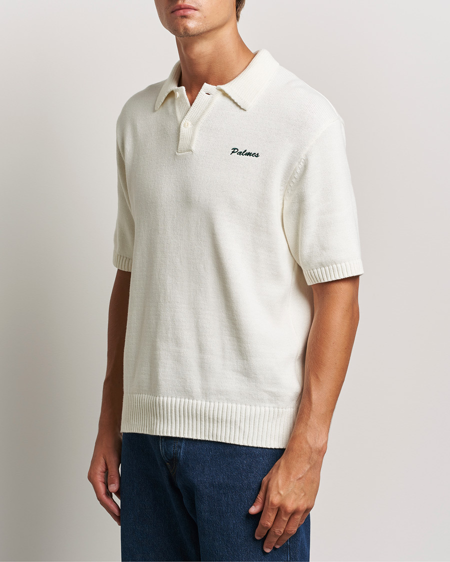 Herren |  | Palmes | Marco Knit Polo Off White