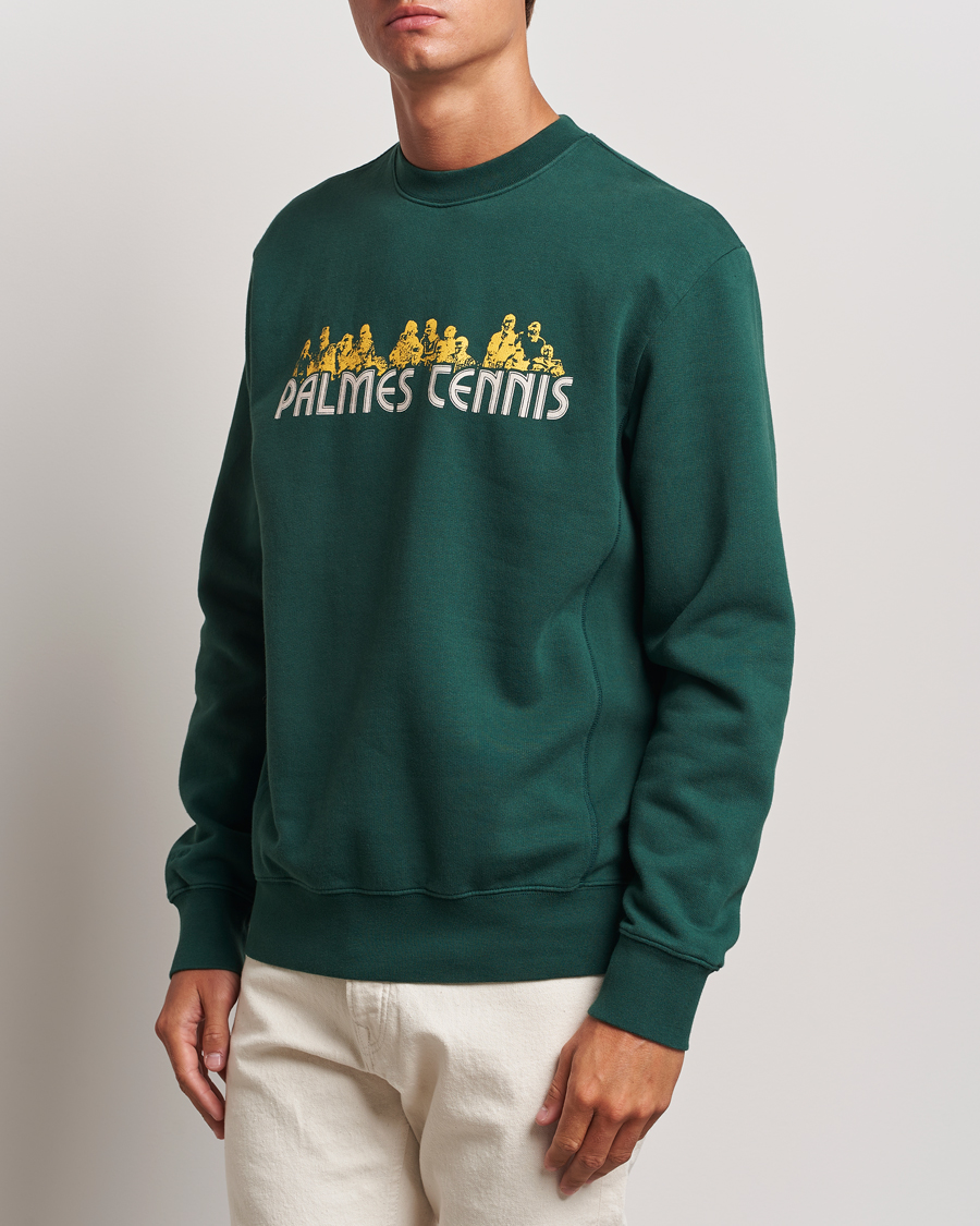 Herren |  | Palmes | Entou Crewneck Sweatshirt Dark Green