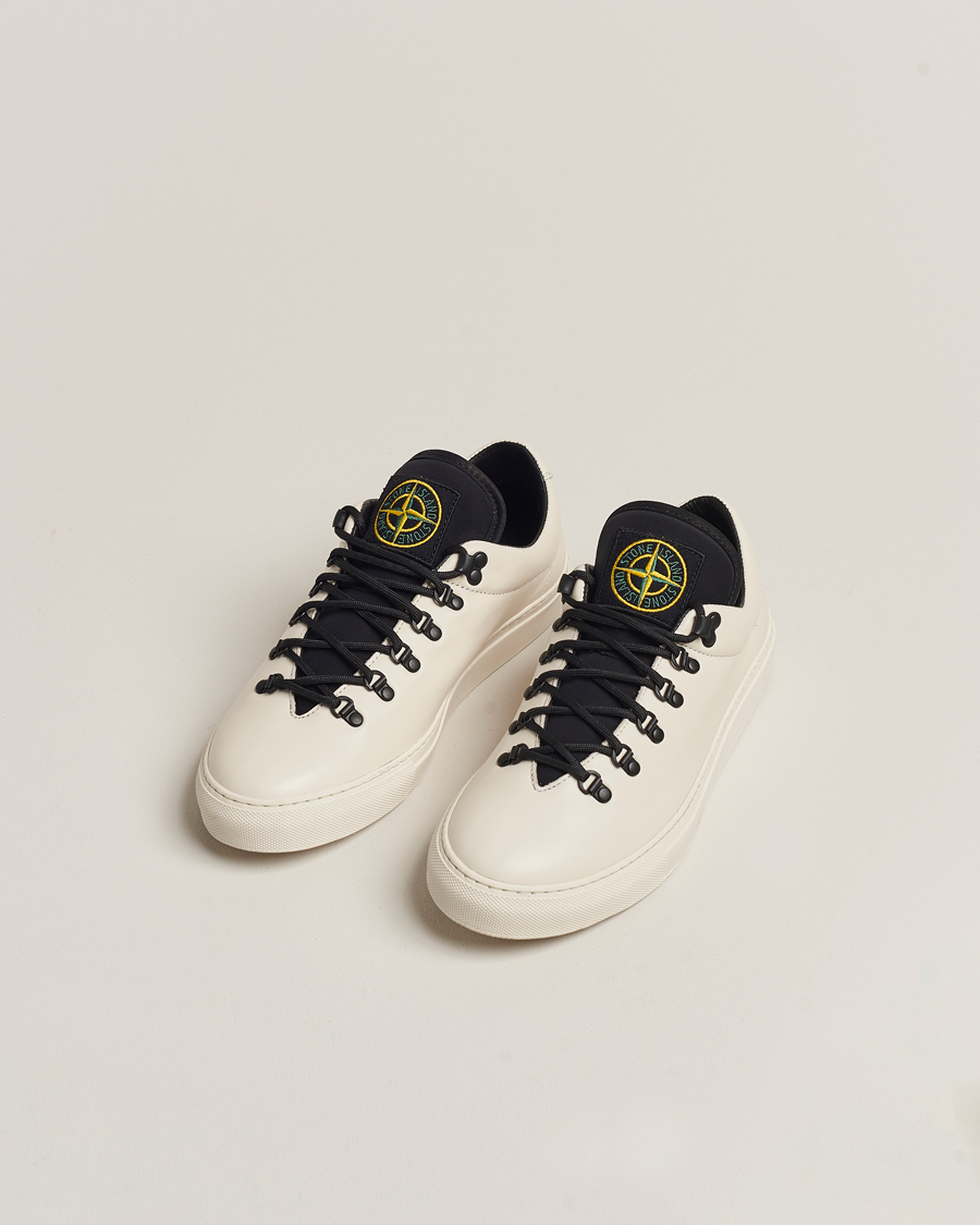 Herren |  | Stone Island | Leather Snekers Natural