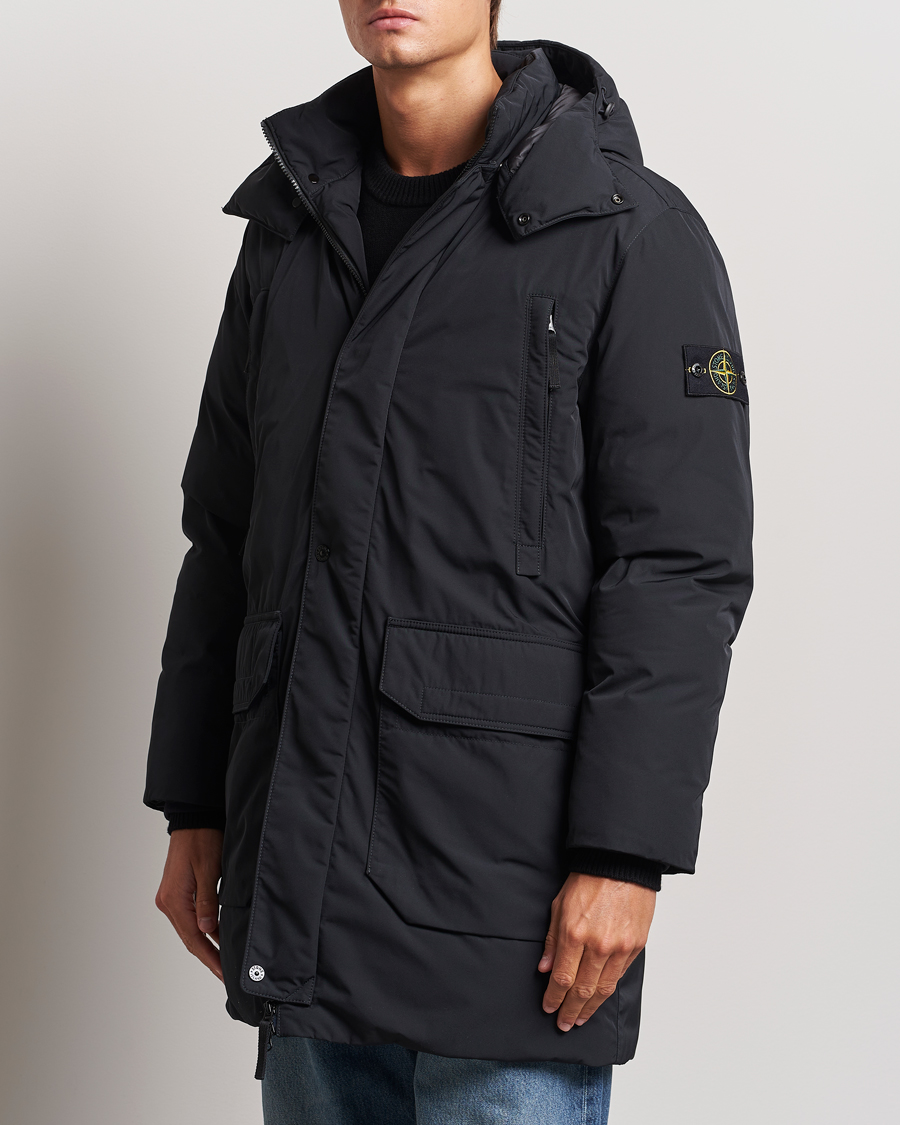 Herren | Parkas | Stone Island | Micro Twill Hooded Parka Black