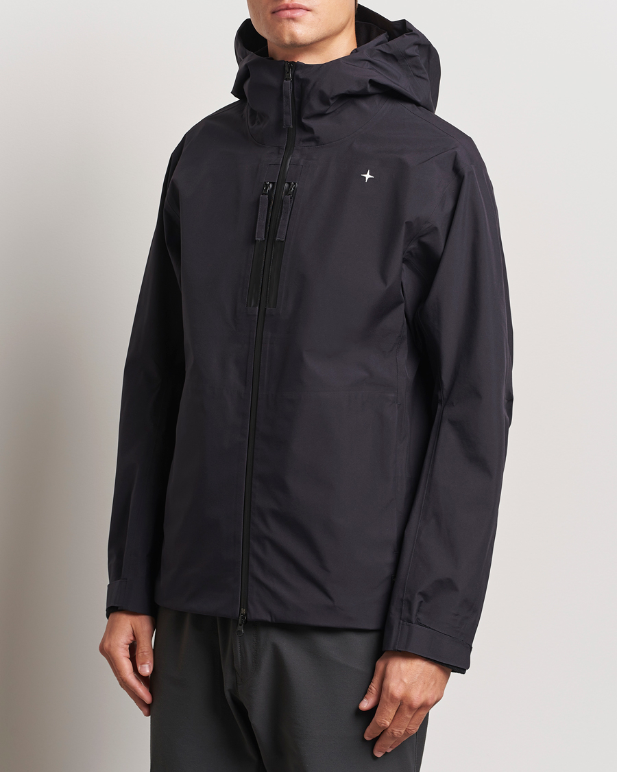 Herren |  | Stone Island | Gore-Tex Stellina Hooded Jacket Blue Marine