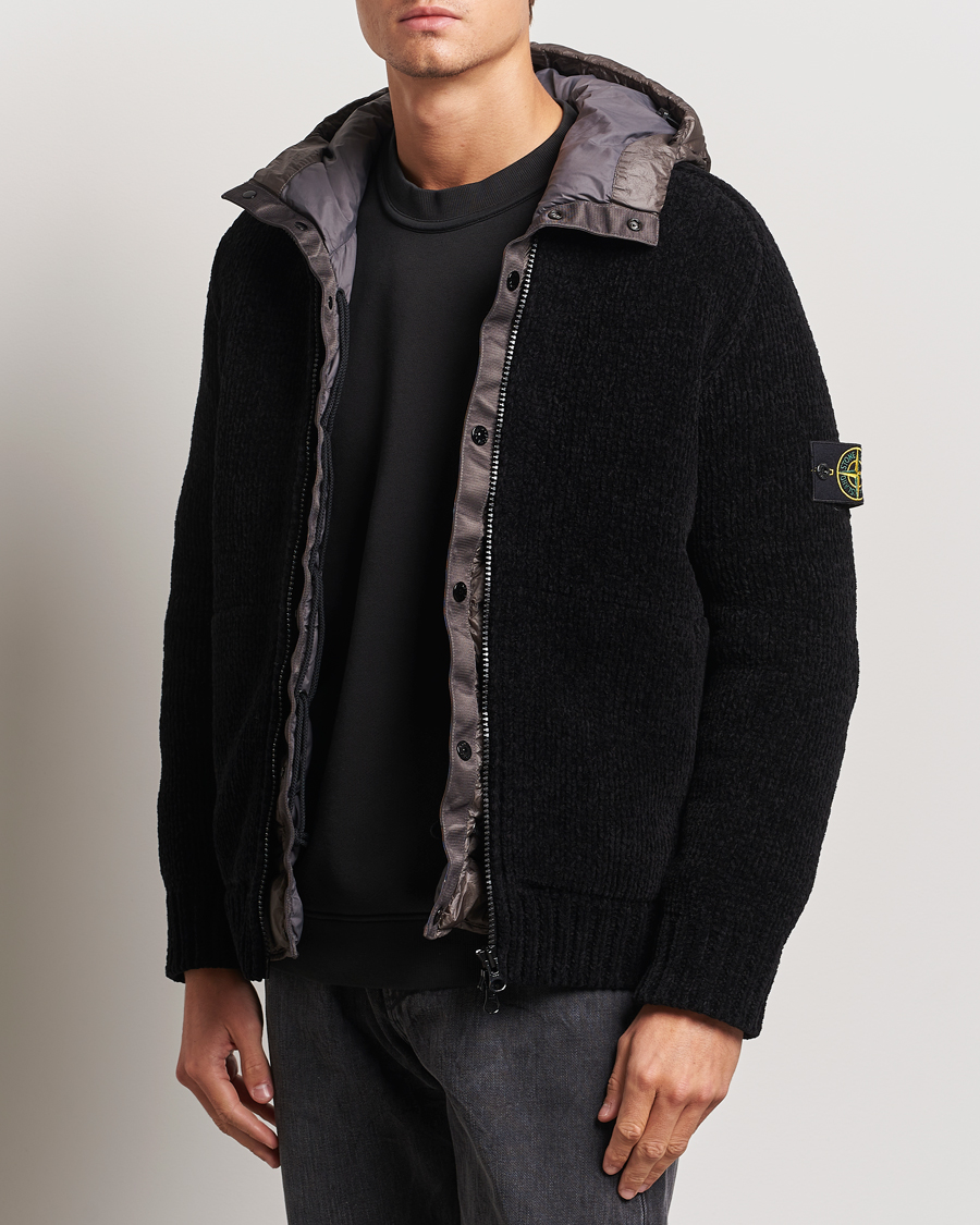 Herren |  | Stone Island | Presidents Knit Down Liner Hood Black