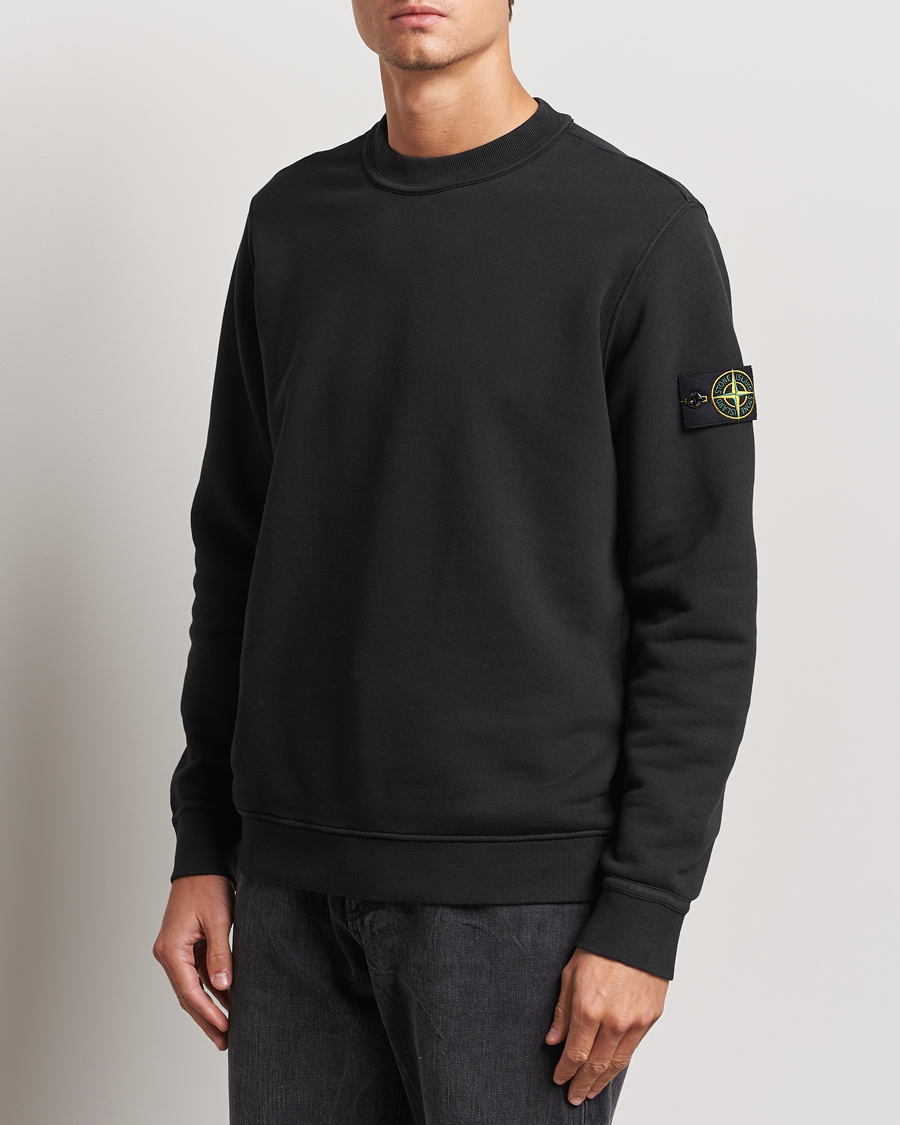 Herren | Sweatshirts | Stone Island | Old Dyed Cotton Sweatshirt Black