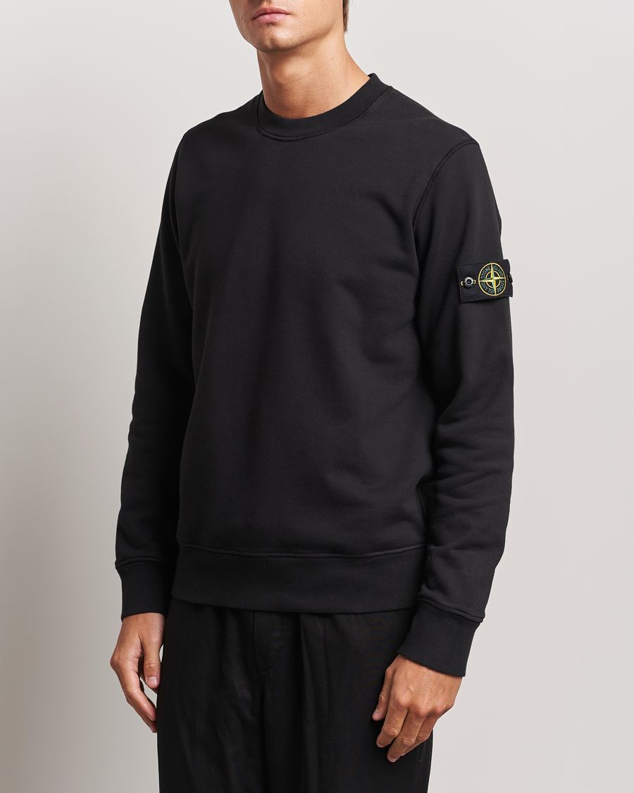 Herren |  | Stone Island | Garment Dyed Fleece Sweatshirt Black