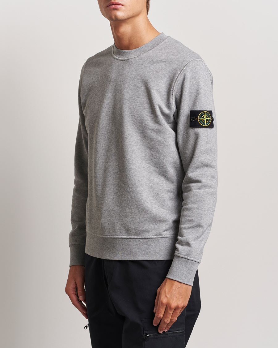 Herren |  | Stone Island | Garment Dyed Fleece Sweatshirt Melange Grey