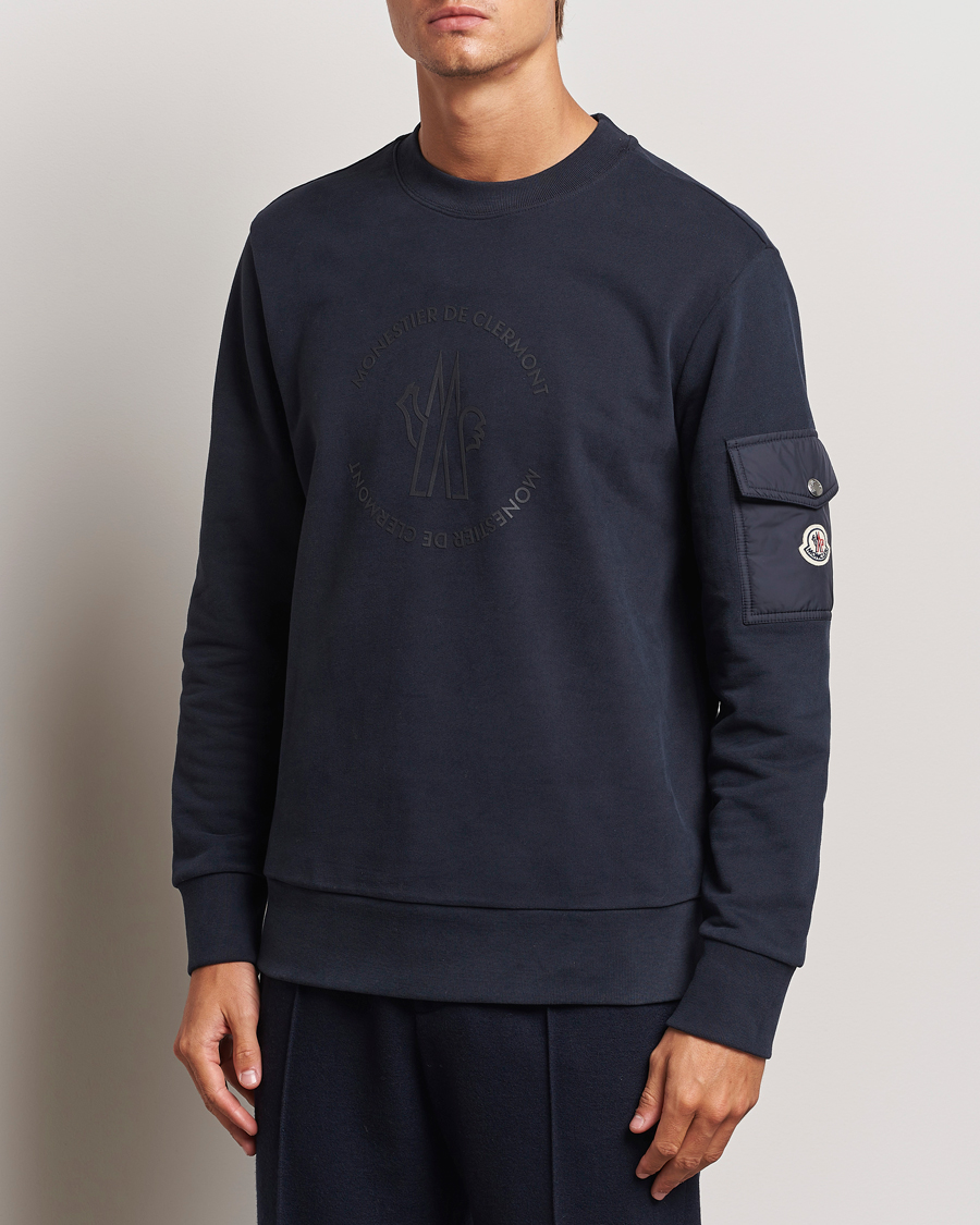 Herren |  | Moncler | Pocket Sleeve Sweatshirt Navy