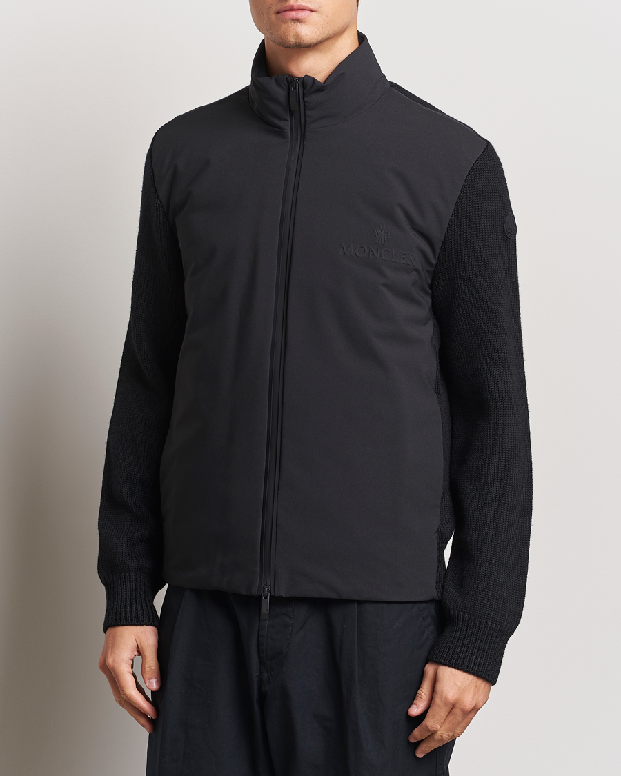 Herren |  | Moncler | Hybrid Zip Cardigan Black