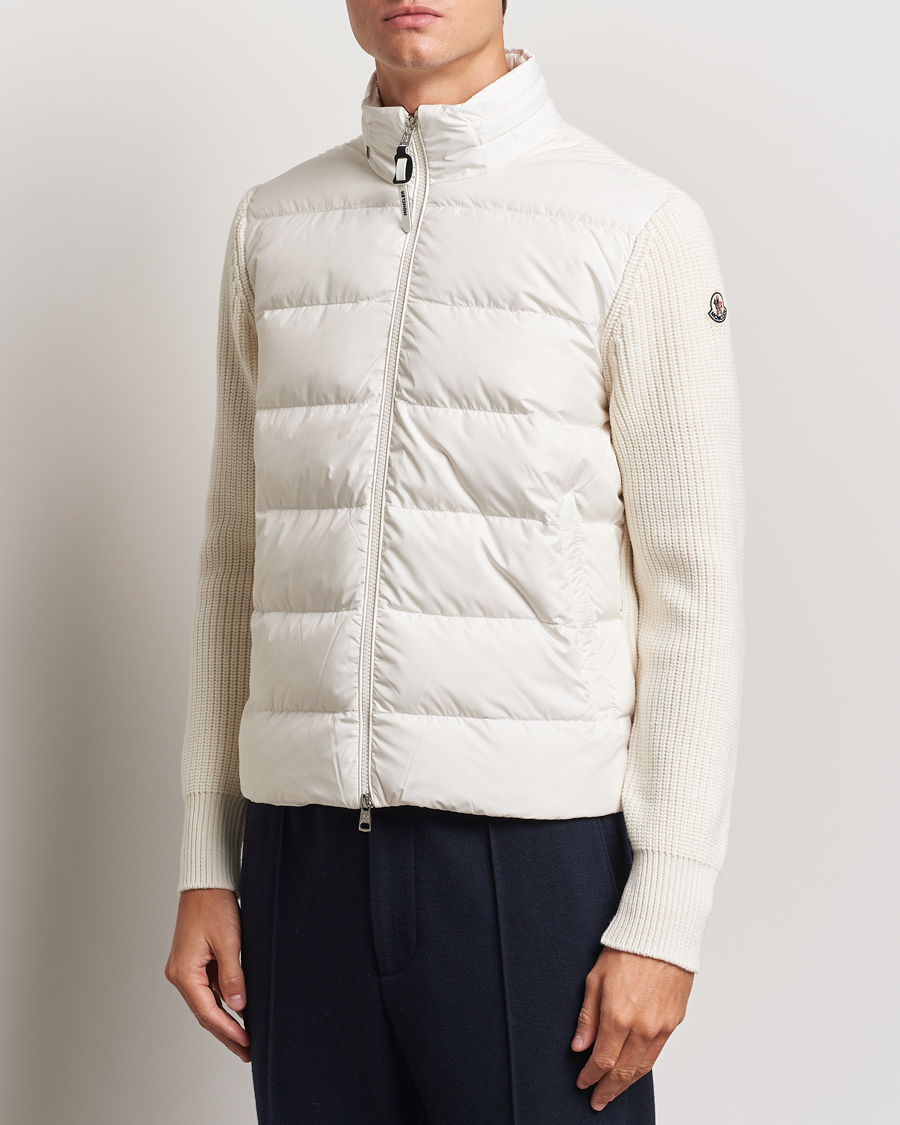 Herren |  | Moncler | Padded Zip Cardigan Off White