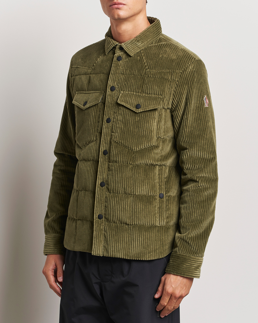 Herren | Outdoorjacken | Moncler Grenoble | Gelt Corduroy Shirt Jacket Olive