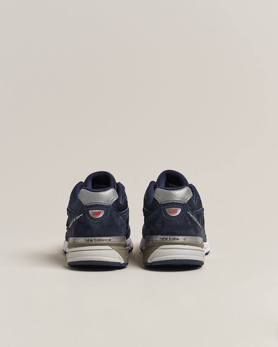 Herren | Wildlederschuhe | New Balance Made In US & UK | New Balance Made in USA 990v4 Sneakers Navy