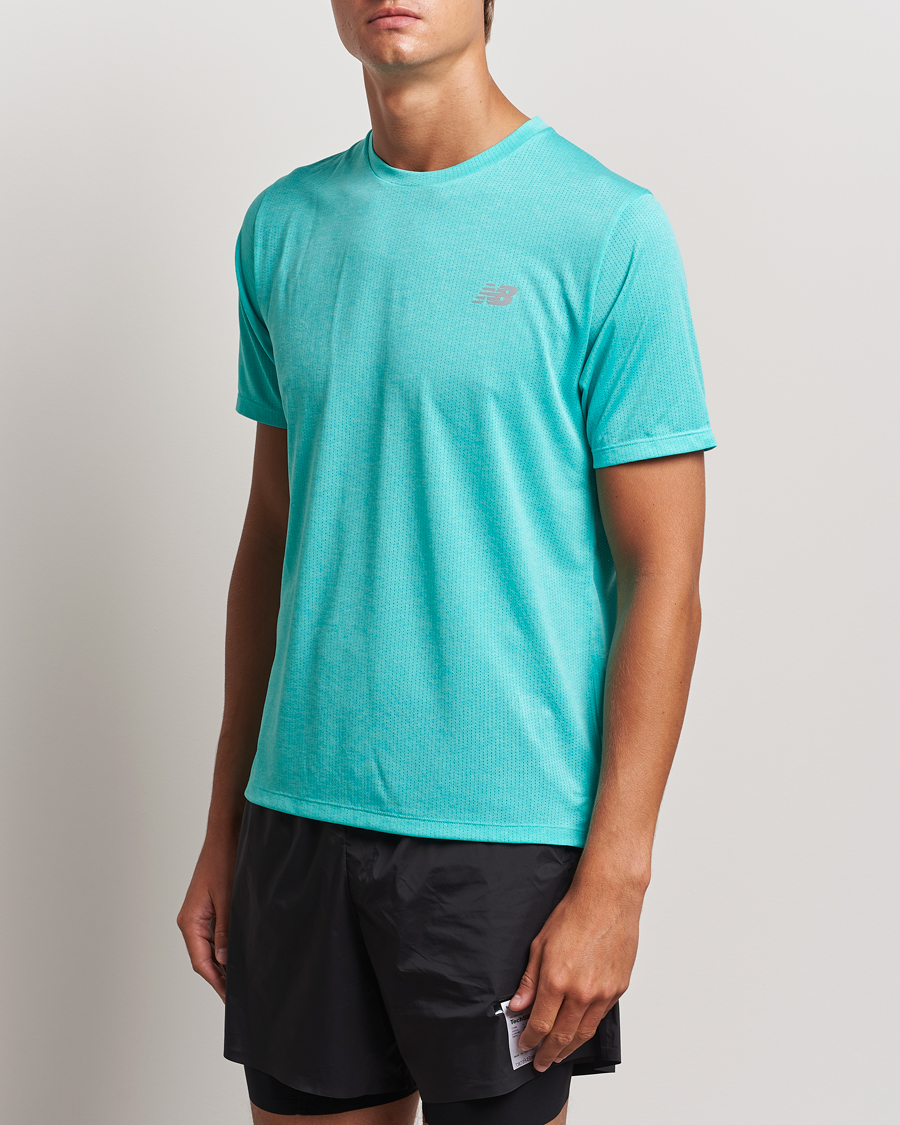 Herren | Funktions T-Shirts | New Balance Running | Athletics Run T-Shirt Cyber Jade