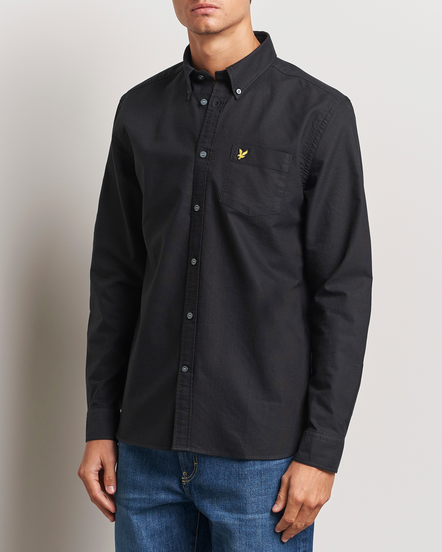 Herren |  | Lyle & Scott | Lightweight Oxford Shirt Jet Black