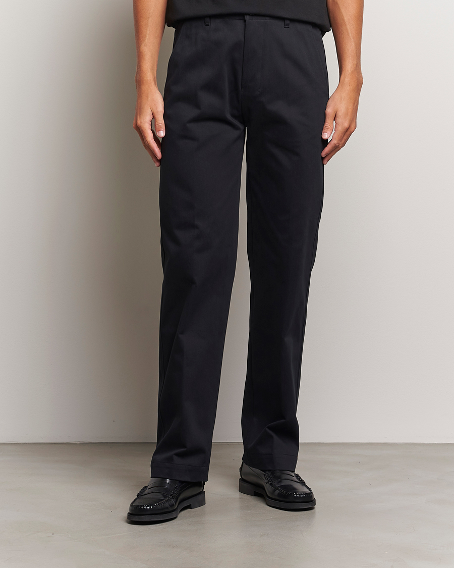 Herren |  | AMI | Straight Fit Chino Trousers Black