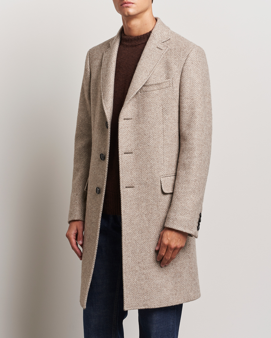 Herren |  | Zegna | Wool/Cashmere Double Breasted Coat Beige