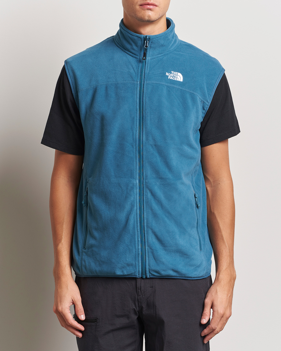 Herren |  | The North Face | 100 Glacier Fleece Vest Midnight Petrol