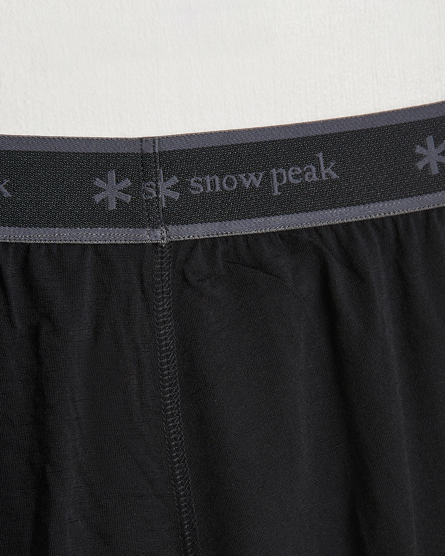 Herren |  | Snow Peak | Merino Wool Tights Black