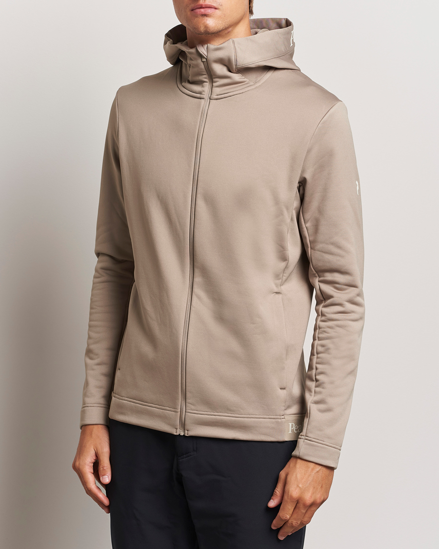 Herren |  | Peak Performance | Rider Tech Zip Hood  Avid Beige