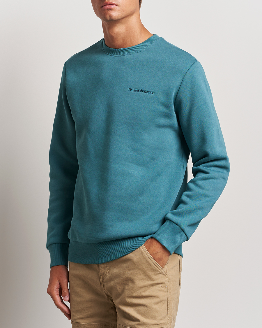 Herren |  | Peak Performance | Original Logo Crew Neck Sweatshirt Hydro Fresh