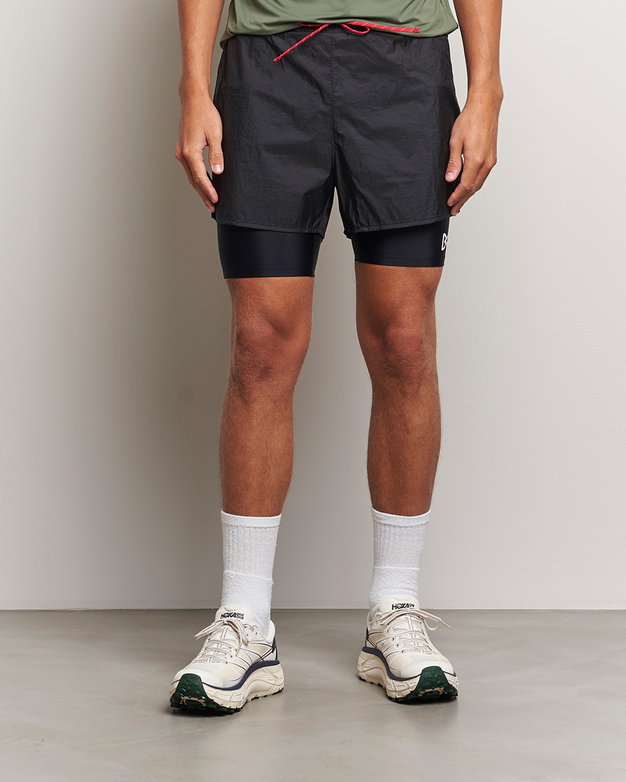 Herren | Shorts | District Vision | Ripstop Layered Trail Shorts Black