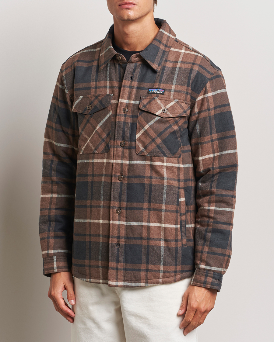 Herren | Active | Patagonia | Lightweigt Insulated Fjord Flannel Shirt Brown