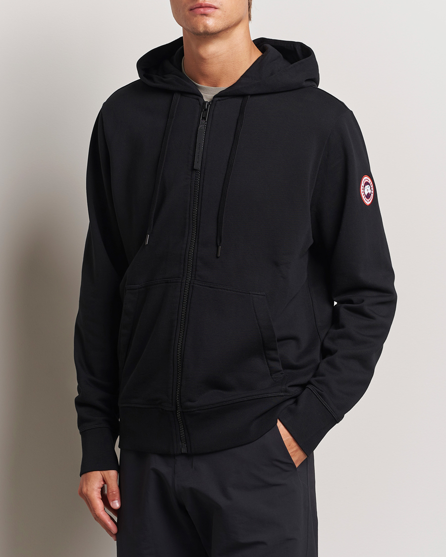 Herren |  | Canada Goose | Huron Full Zip Hoodie Black