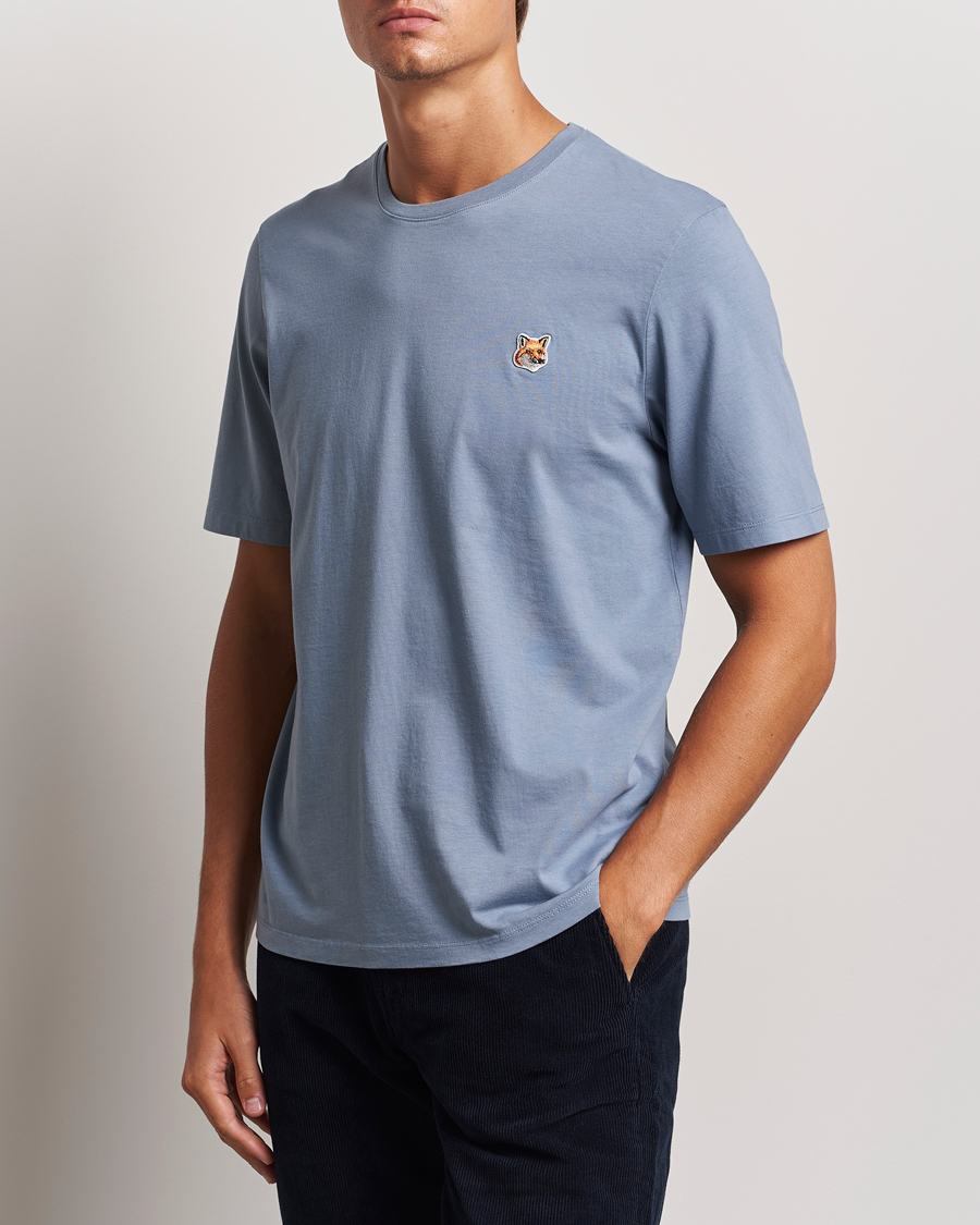 Herren |  | Maison Kitsuné | Fox Head T-Shirt Moonlight Blue