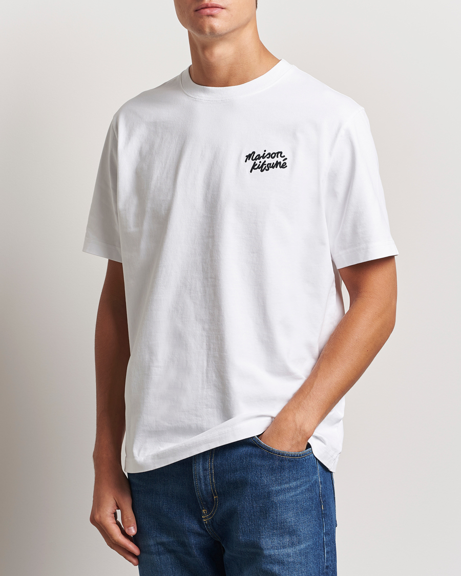 Herren |  | Maison Kitsuné | Mini Handwriting T-shirt White