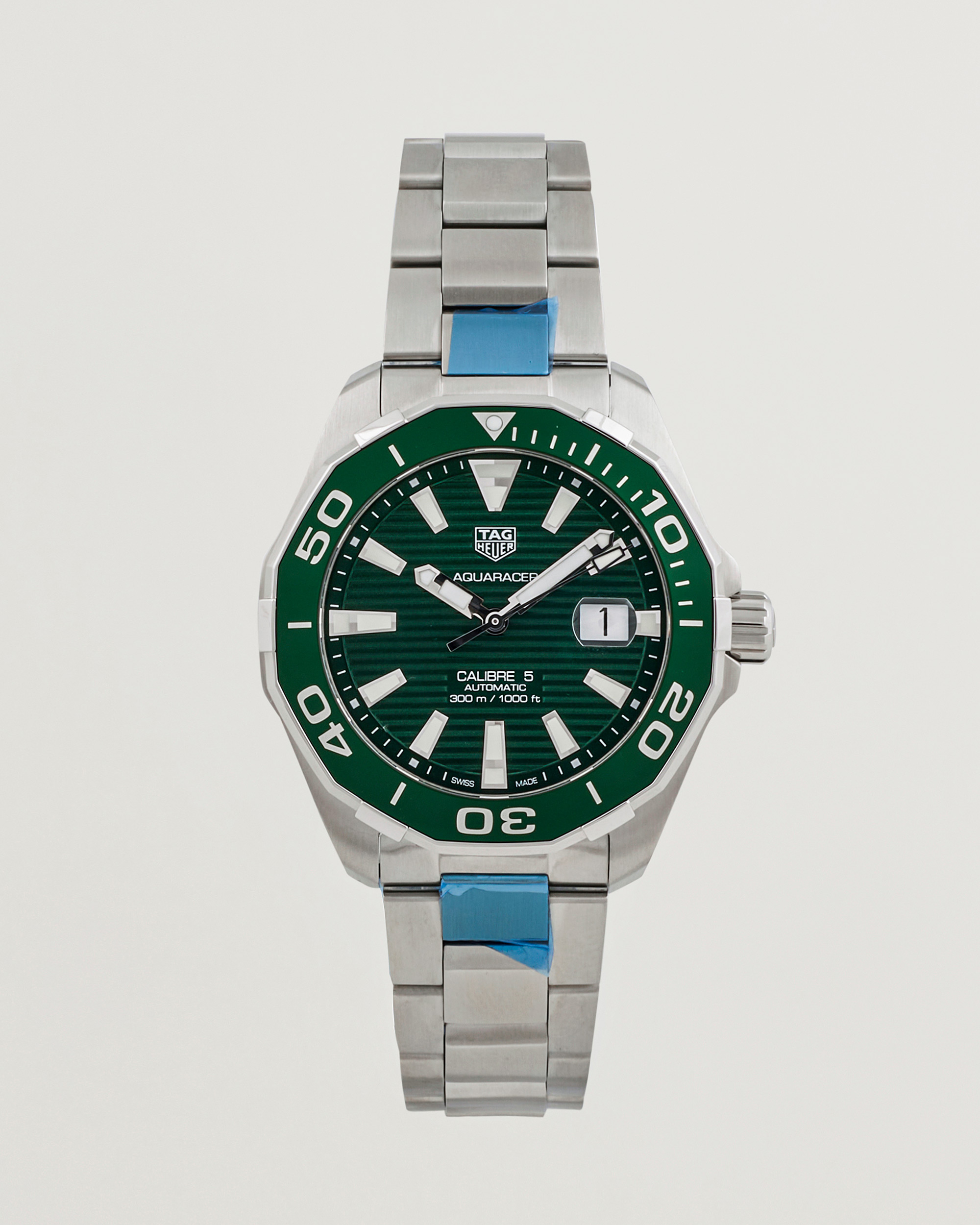 Herren | Tag Heuer Pre-Owned Aquaracer 300M Caliber 5 Silver | Tag Heuer Pre-Owned | Aquaracer 300M Caliber 5 Silver