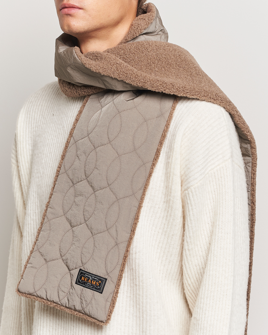 Herren |  | BEAMS PLUS | Muffler Boa Quilt Khaki