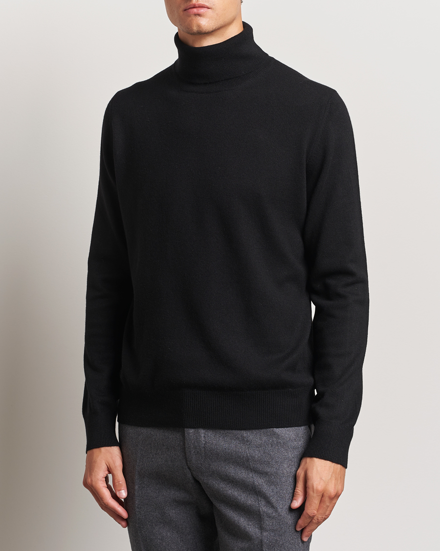 Herren |  | Gran Sasso | Wool/Cashmere Rollneck Black