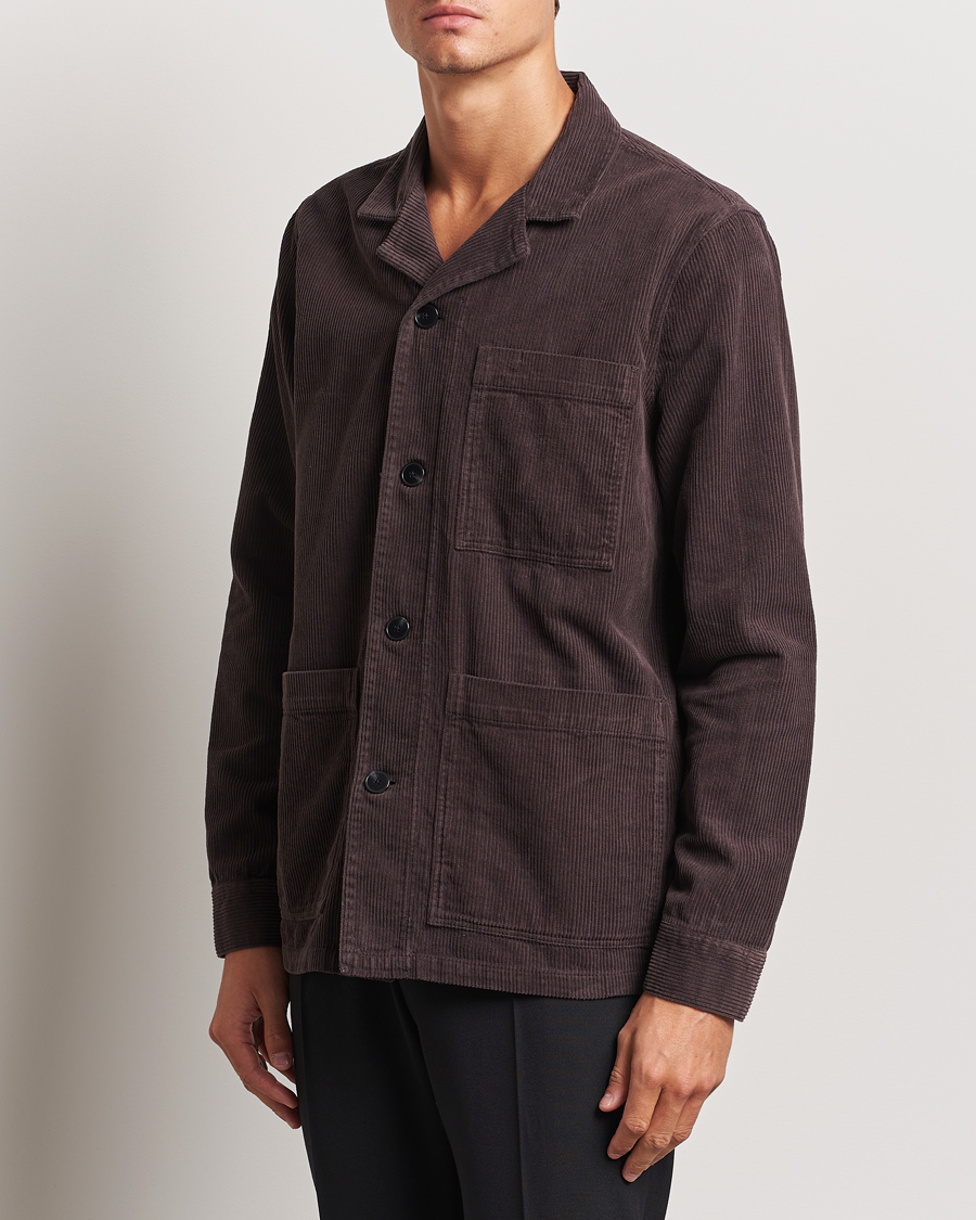 Herren |  | A Day\'s March | Banagher Corduroy Overshirt Chocolate