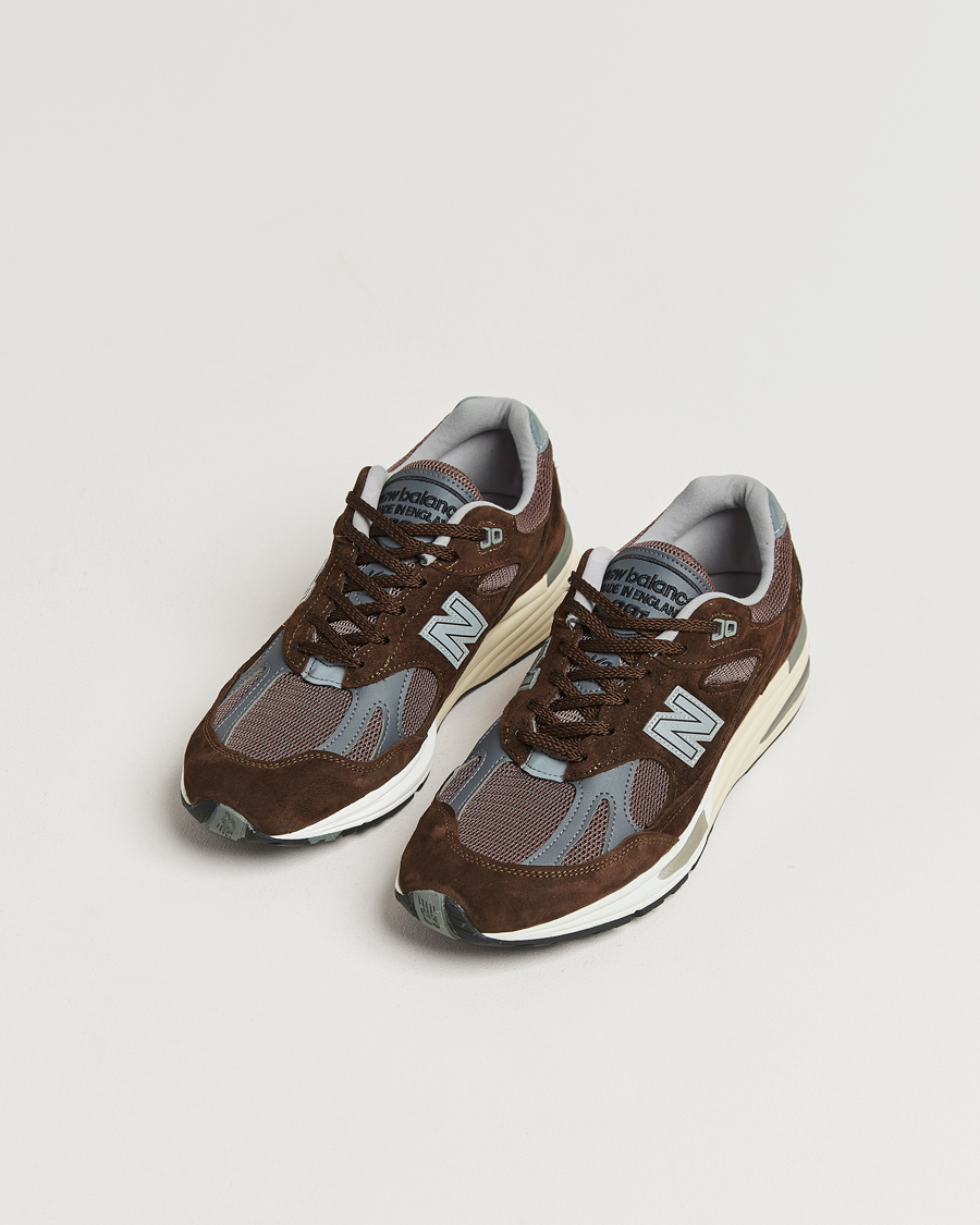 Herren | Laufschuhe Sneaker | New Balance Made In US & UK | New Balance Made In UK U991V2 Sneakers Brown