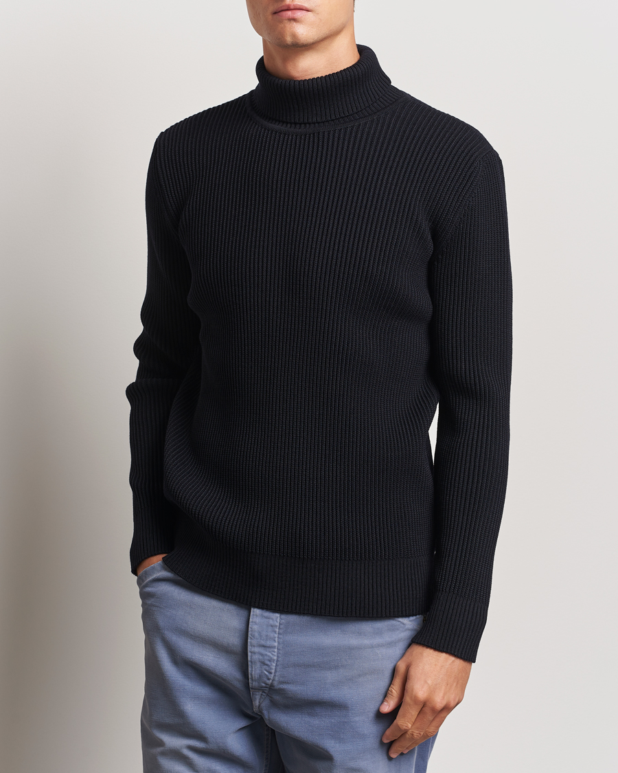 Herren |  | S.N.S. Herning | Fender Wool Rollneck Sweater Navy Blue