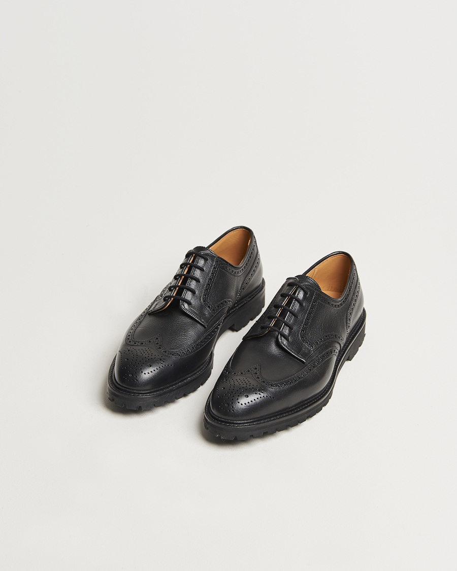 Herren | Smart Casual | Crockett & Jones x Tärnsjö Garveri | Crockett & Jones Pembroke Milled Grain Vibram Black