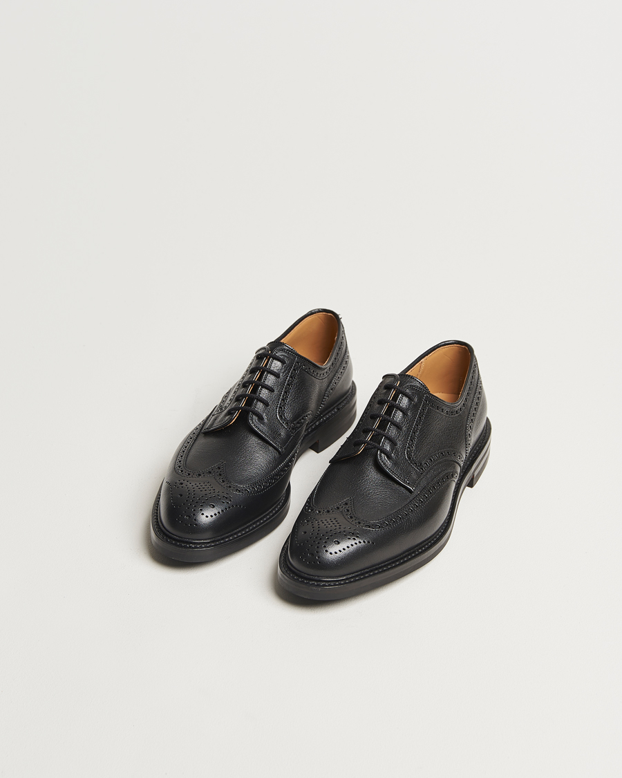 Herren | Smart Casual | Crockett & Jones x Tärnsjö Garveri | Crockett & Jones Pembroke Milled Grain Dainite Black