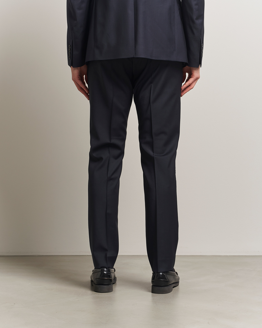 Herren | Hosen | Filippa K | Slim Wool Trousers Dark Navy