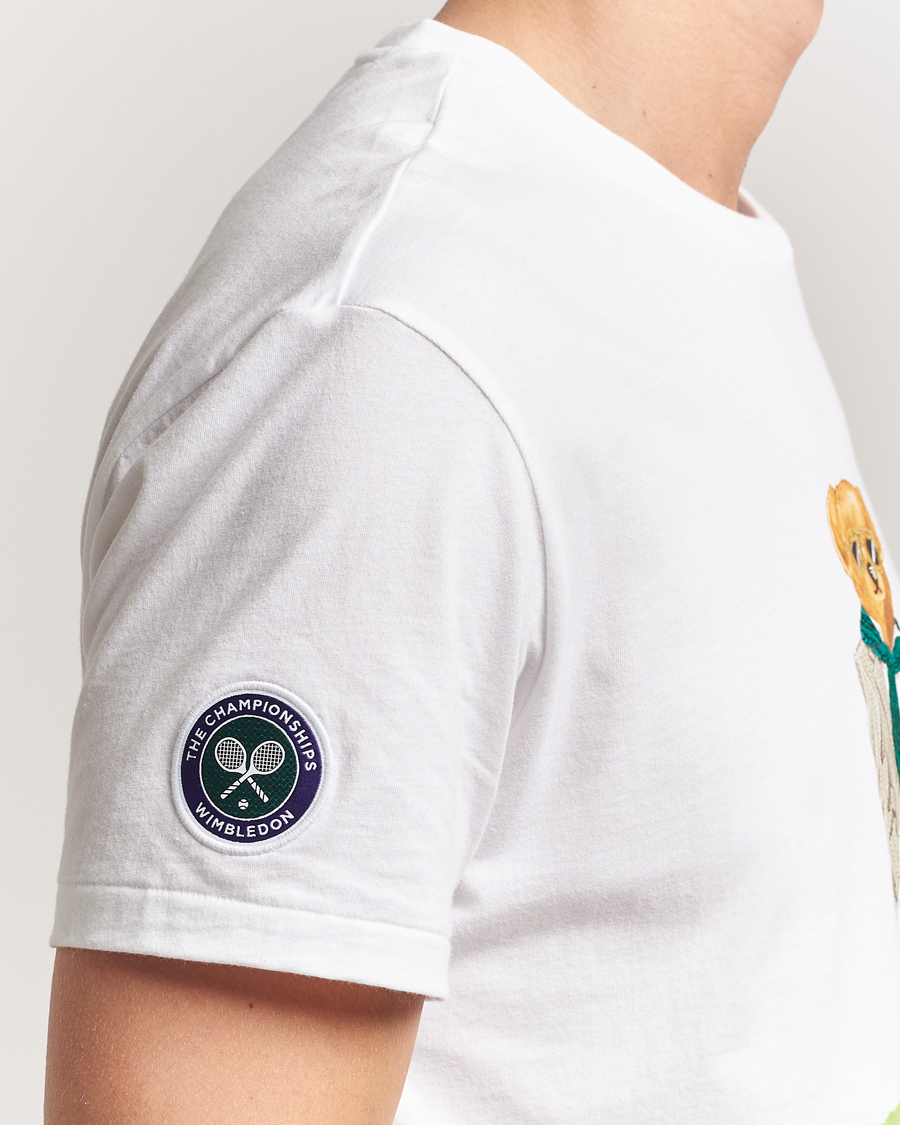 Herren | T-Shirts | Polo Ralph Lauren | Wimbledon Bear T-Shirt Ceramic White