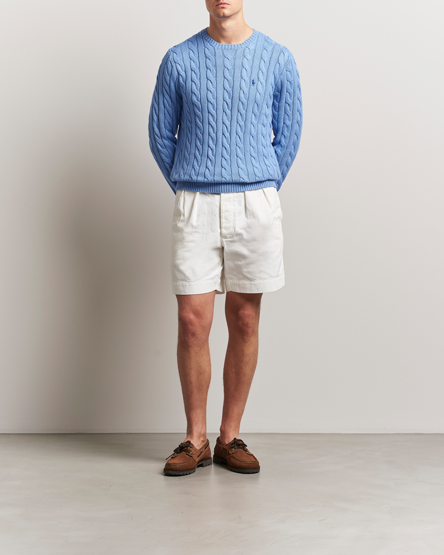 Herren | Pullover | Polo Ralph Lauren | Cotton Cable Pullover New Litchfield Blue