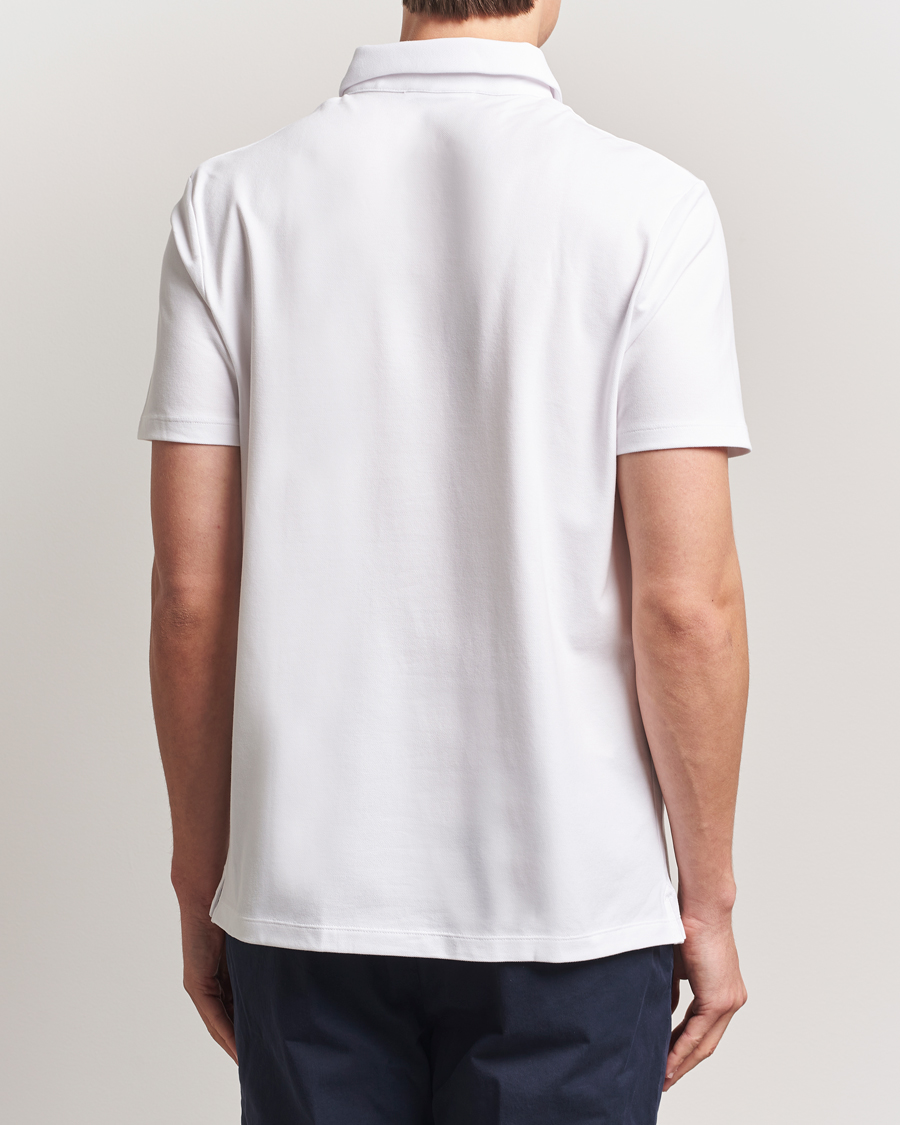 Herren | Poloshirts | Charles Tyrwhitt | Short Sleeve Cotton Pique Polo White